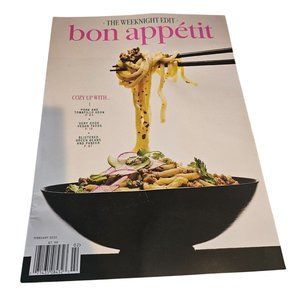 Bon Appétit Magazine February 2025 Edition Issue Condé Nast The Weeknight Edit